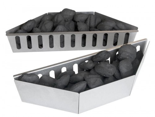 NAPOLEON Комплект из двух лотков-разделителей угля для непрямого гриллинга