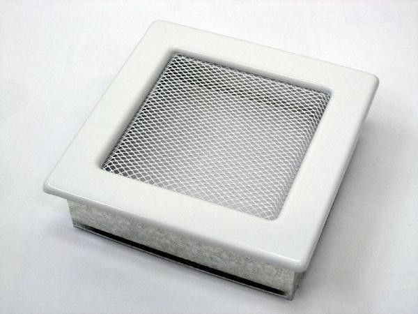 Вентиляционные решетки ENBRA 17х17 см, белая, двойная сетка